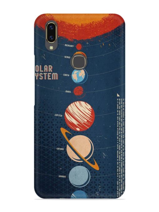 Solar System Vector Snap Case for Vivo V9 Zapvi