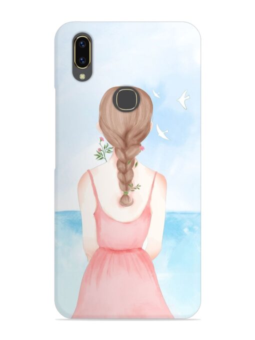 Watercolor Girl Vector Snap Case for Vivo V9