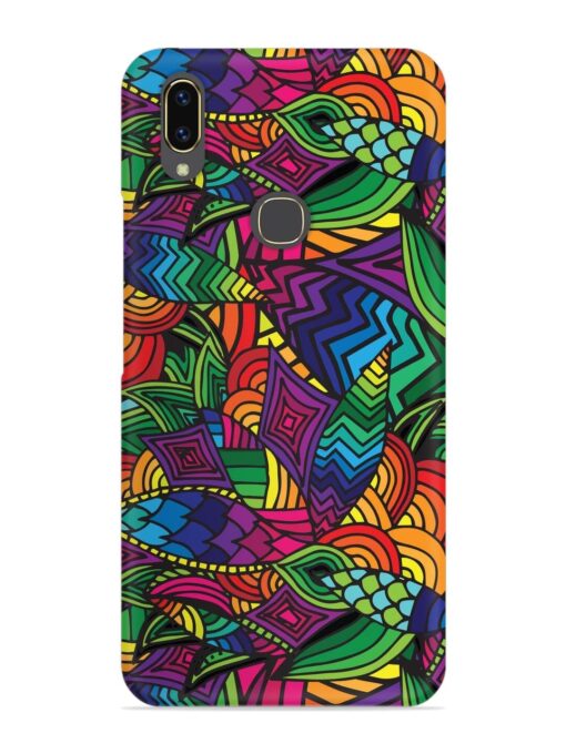 Abstract Multicolor Seamless Snap Case for Vivo V9 Pro