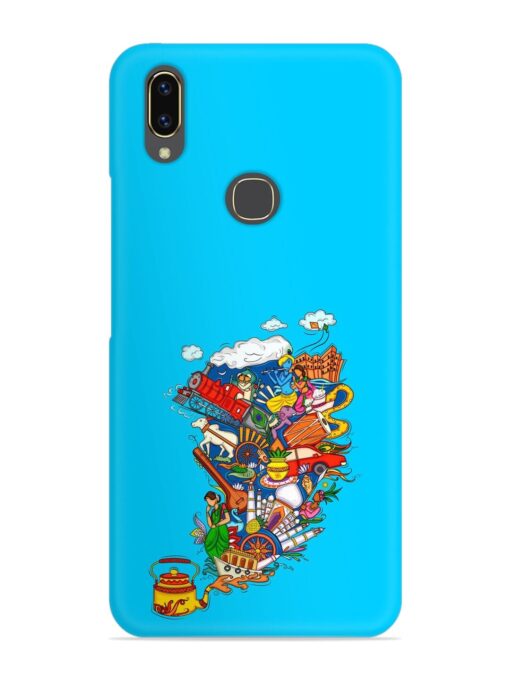 Vector Design Indian Snap Case for Vivo V9 Pro Zapvi