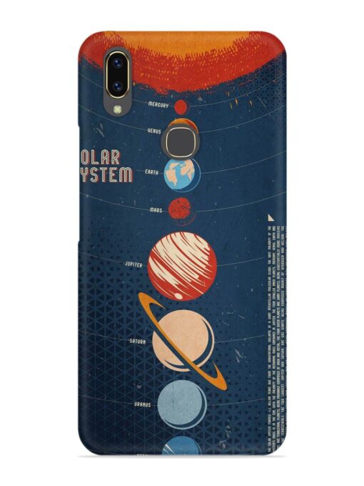 Solar System Vector Snap Case for Vivo V9 Pro Zapvi