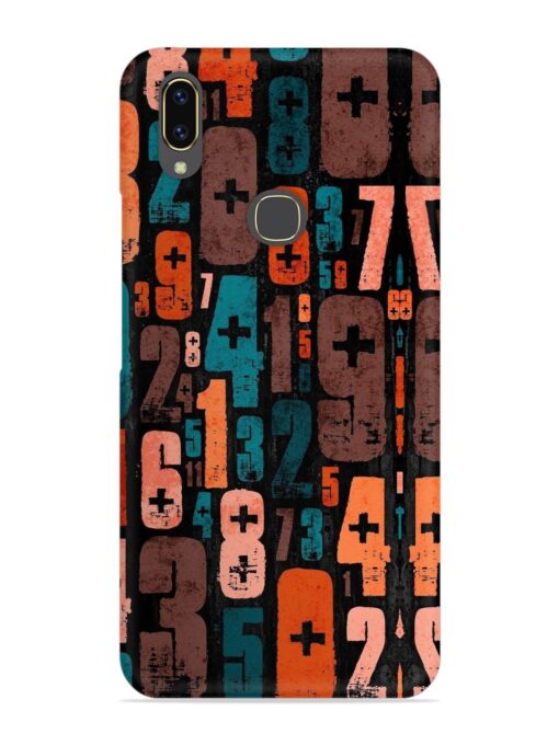 0 To 9 Art Snap Case for Vivo V9 Youth Zapvi