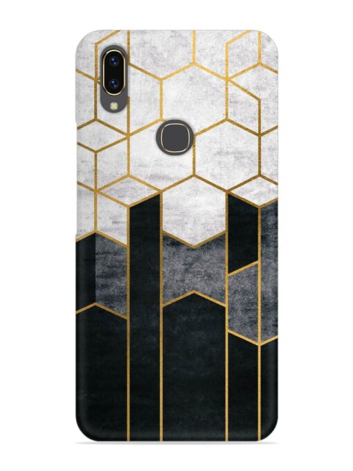 Cube Marble Art Snap Case for Vivo V9 Youth