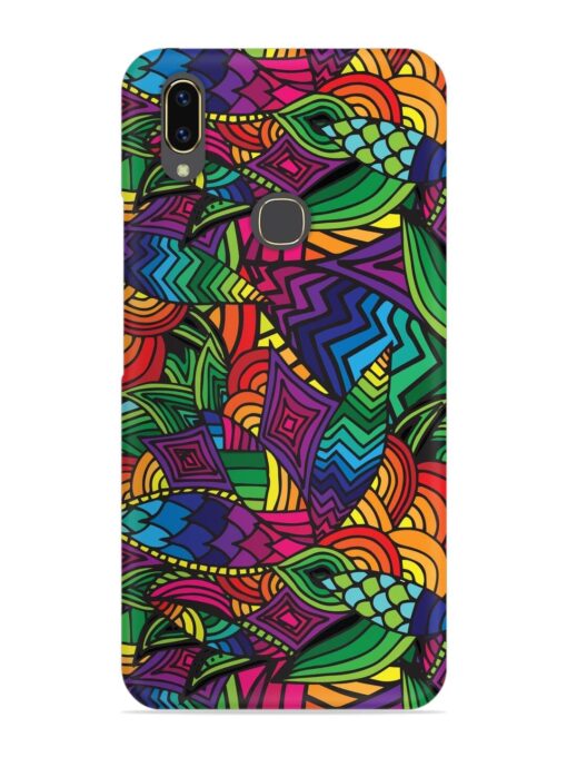 Abstract Multicolor Seamless Snap Case for Vivo V9 Youth Zapvi