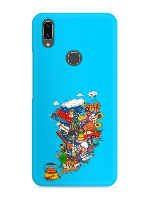 Vector Design Indian Snap Case for Vivo V9 Youth