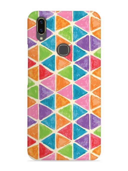 Seamless Colorful Isometric Snap Case for Vivo V9 Youth Zapvi