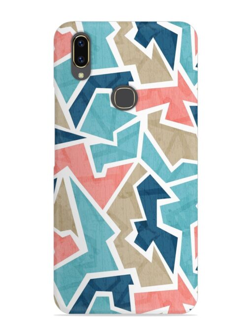 Vintage Geometric Triangle Snap Case for Vivo V9 Youth