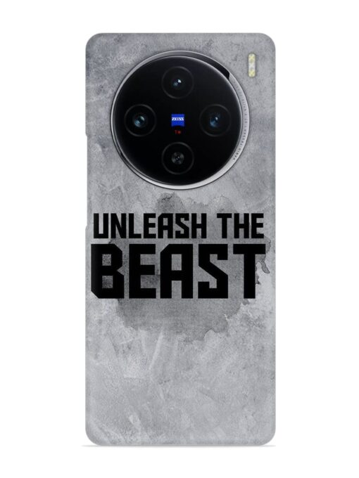 Unleash The Beast Snap Case for Vivo X100 (5G) Zapvi