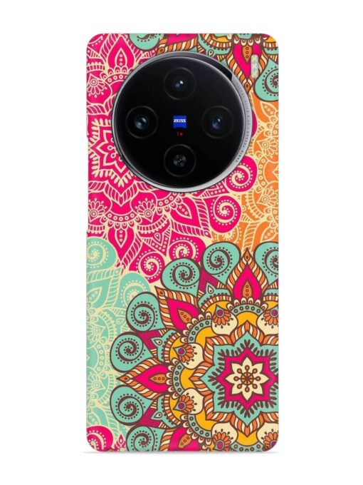 Mandala Seamless Snap Case for Vivo X100 (5G) Zapvi