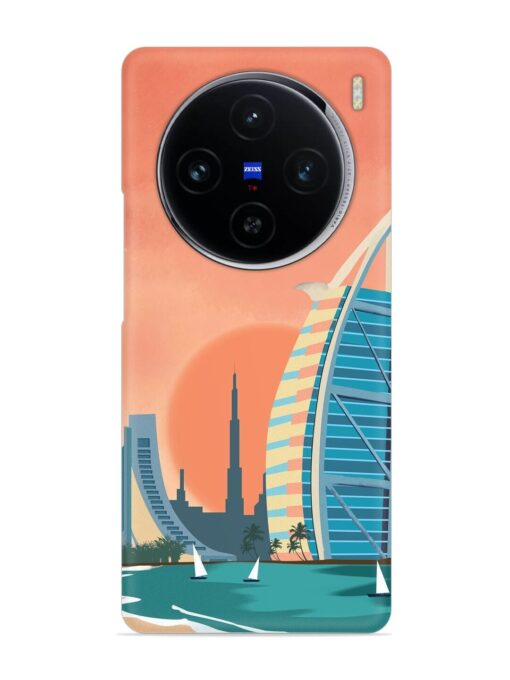 Dubai Architectural Scenery Snap Case for Vivo X100 (5G) Zapvi