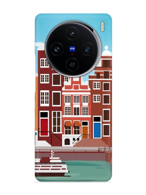 Scenery Architecture Amsterdam Landscape Snap Case for Vivo X100 (5G) Zapvi