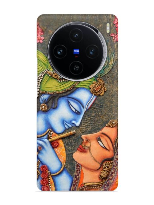 Lord Radha Krishna Flute Art Snap Case for Vivo X100 (5G)