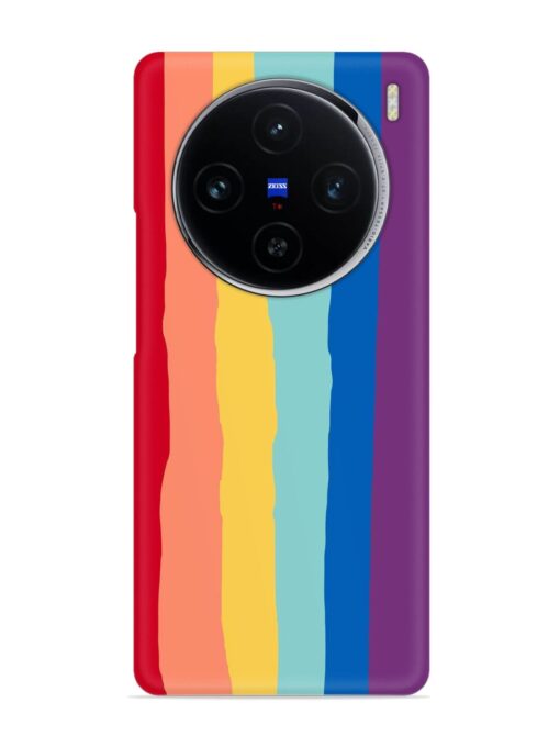 Rainbow Genuine Liquid Snap Case for Vivo X100 (5G)