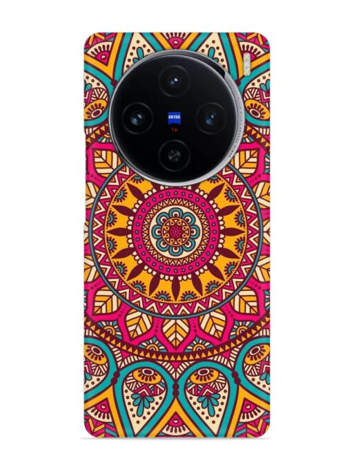 Mandala Joy Snap Case for Vivo X100 (5G) Zapvi