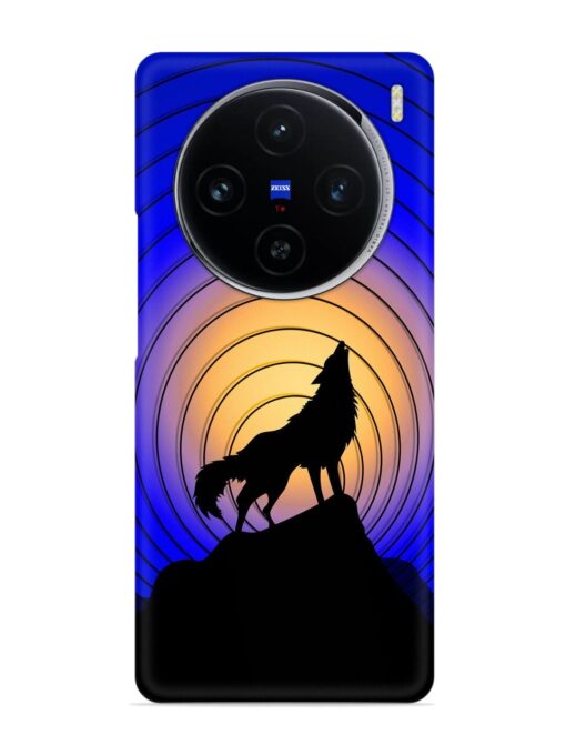 Fox Roaring Design Snap Case for Vivo X100 (5G)