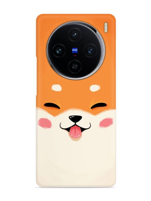 Happy Cat Art Snap Case for Vivo X100 (5G) Zapvi