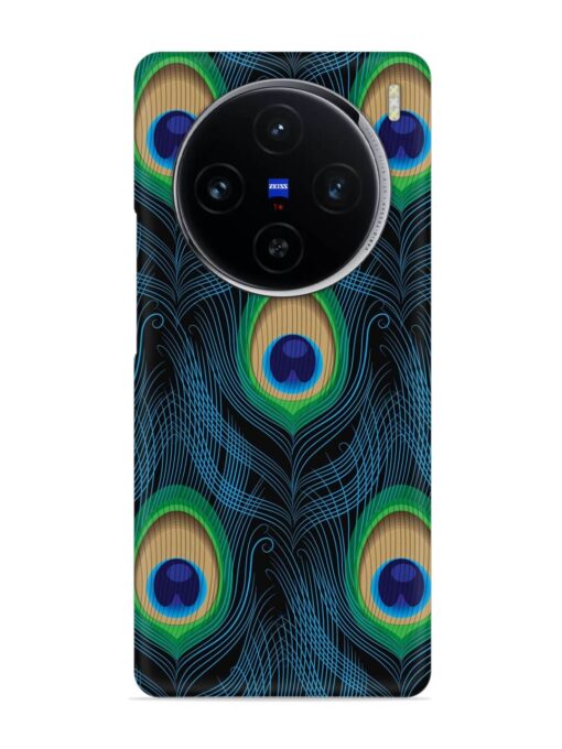 Seamless Pattern Peacock Snap Case for Vivo X100 (5G) Zapvi