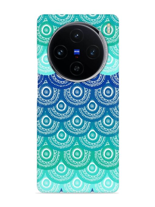 Ethnic Seamless Pattern Snap Case for Vivo X100 (5G)