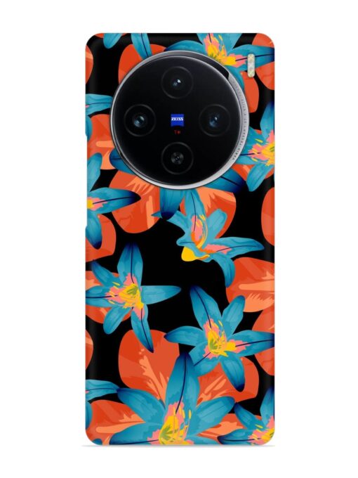 Philippine Flowers Seamless Snap Case for Vivo X100 (5G) Zapvi