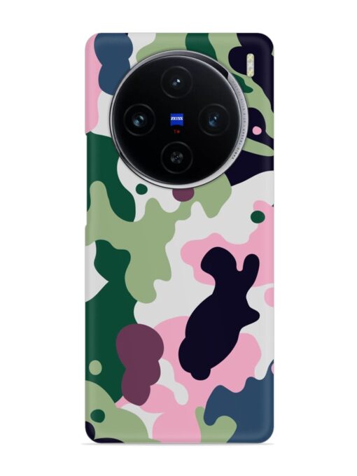 Seamless Funky Camouflage Snap Case for Vivo X100 (5G) Zapvi