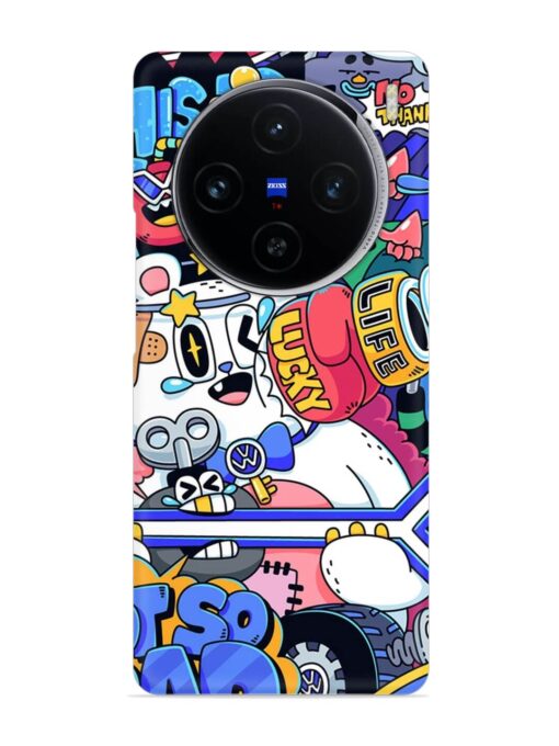 Universal Doodle Snap Case for Vivo X100 (5G)