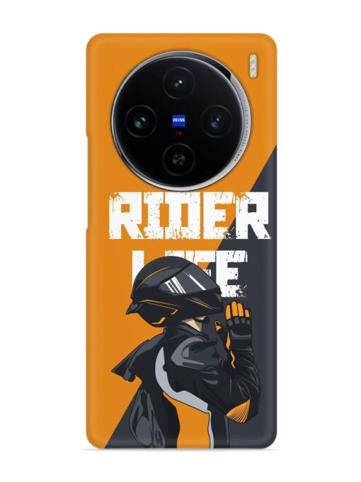 Rider Life Snap Case for Vivo X100 (5G)