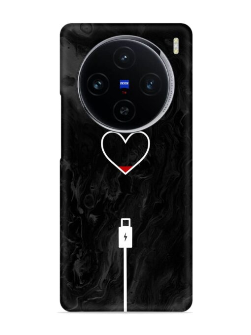 Heart Charging Vector Snap Case for Vivo X100 (5G) Zapvi