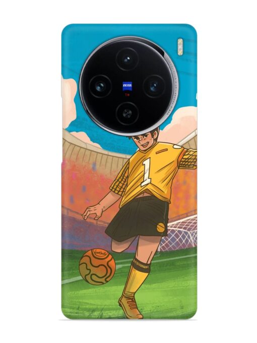 Soccer Kick Snap Case for Vivo X100 (5G)