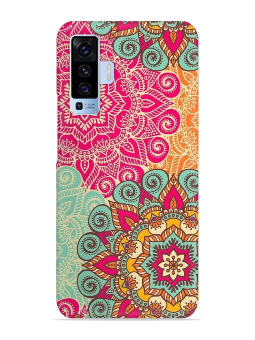 Mandala Seamless Snap Case for Vivo X50