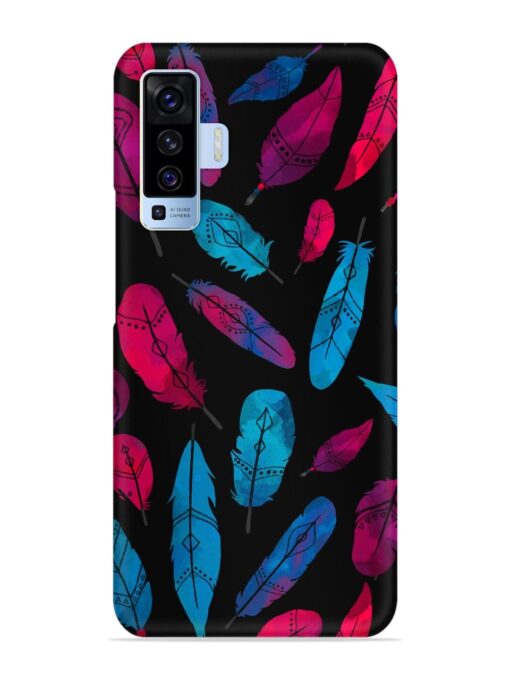 Feather Art Snap Case for Vivo X50 Zapvi