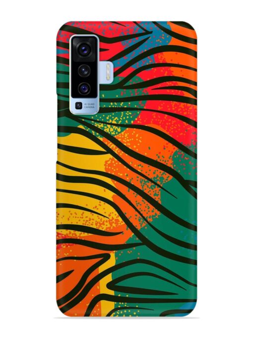 Bright Colorful Snap Case for Vivo X50 Zapvi