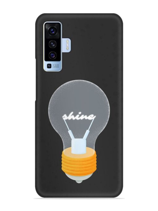 Bulb Background Snap Case for Vivo X50 Zapvi