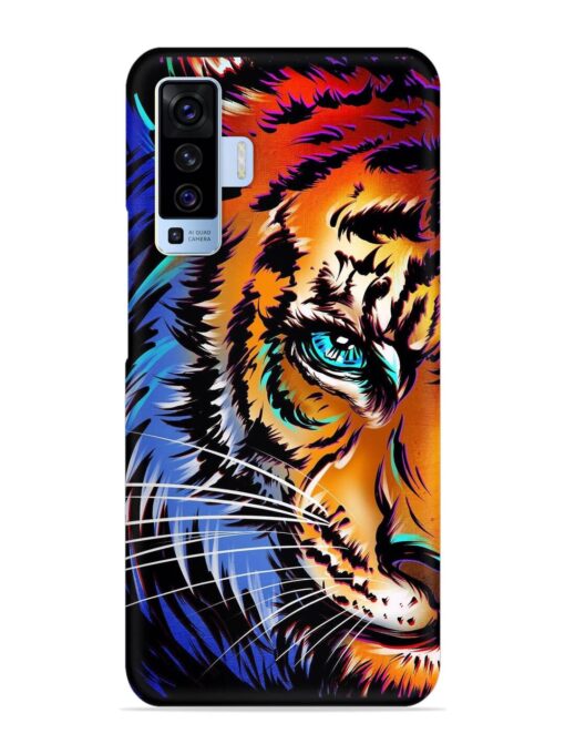 Colorful Lion Art Snap Case for Vivo X50 Zapvi