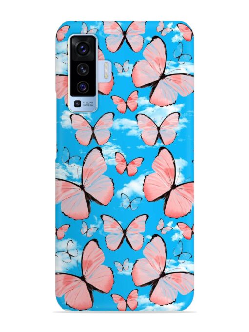 Seamless Pattern Tropical Snap Case for Vivo X50 Zapvi