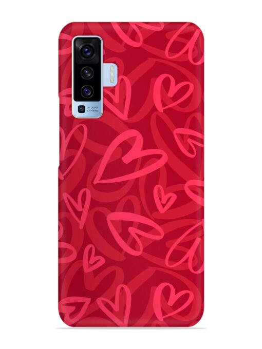 Seamless Romantic Pattern Snap Case for Vivo X50 Zapvi