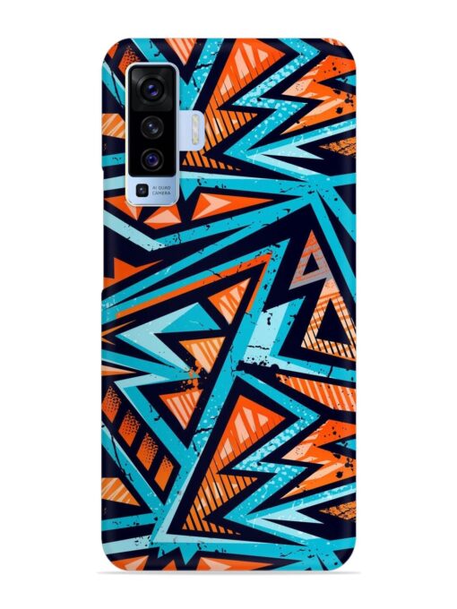 Abstract Seamless Grunge Snap Case for Vivo X50 Zapvi