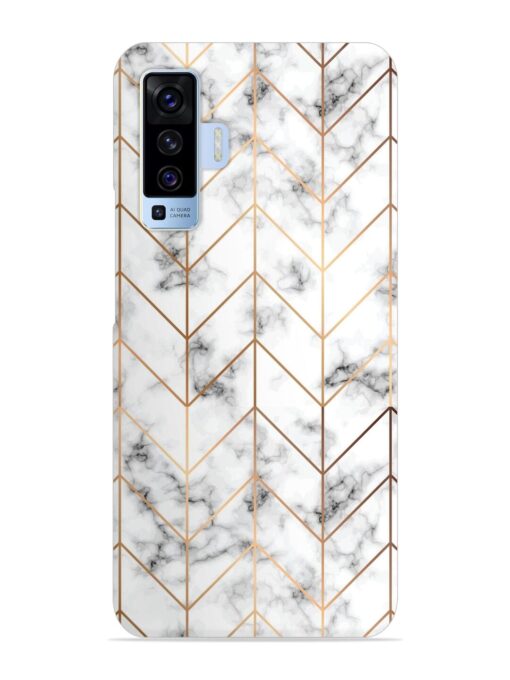 Vector Marble Texture Snap Case for Vivo X50 Zapvi