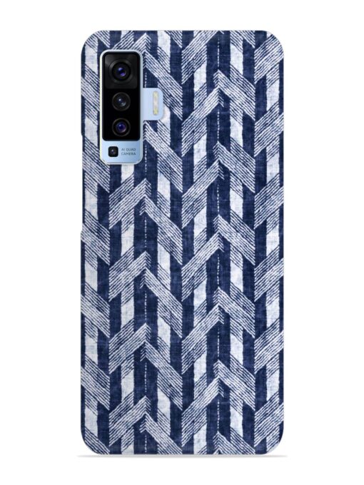 Abstract Herringbone Motif Snap Case for Vivo X50 Zapvi