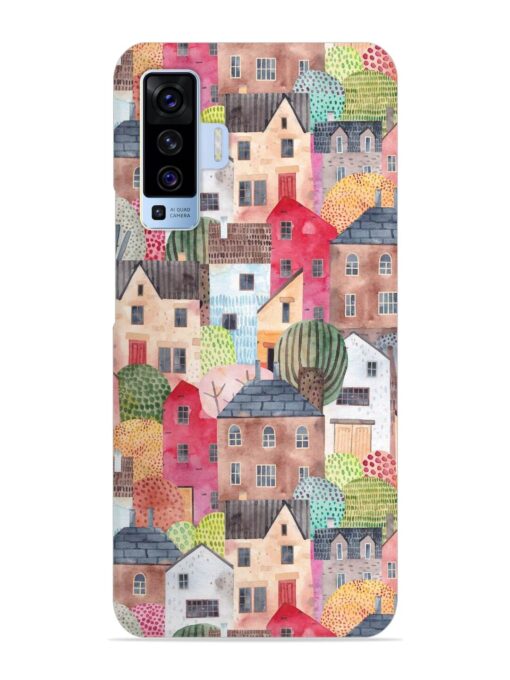 Abstract Seamless Pattern Snap Case for Vivo X50 Zapvi