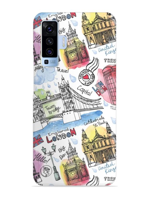 Vector London Landmark Snap Case for Vivo X50 Zapvi