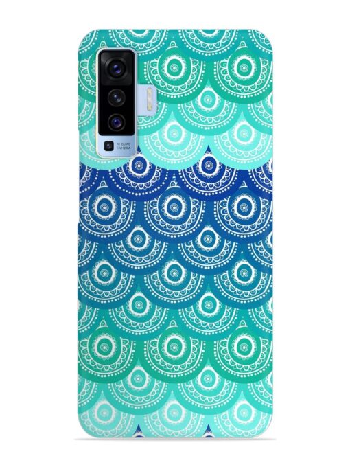 Ethnic Seamless Pattern Snap Case for Vivo X50 Zapvi