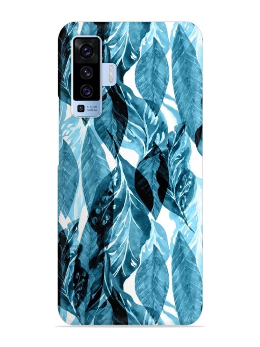 Leaves Pattern Jungle Snap Case for Vivo X50 Zapvi