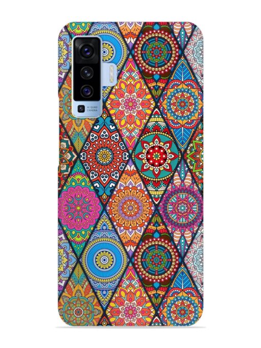 Seamless Tile Pattern Snap Case for Vivo X50 Zapvi