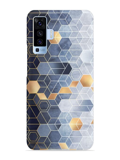 Geometric Abstraction Hexagons Snap Case for Vivo X50 Zapvi