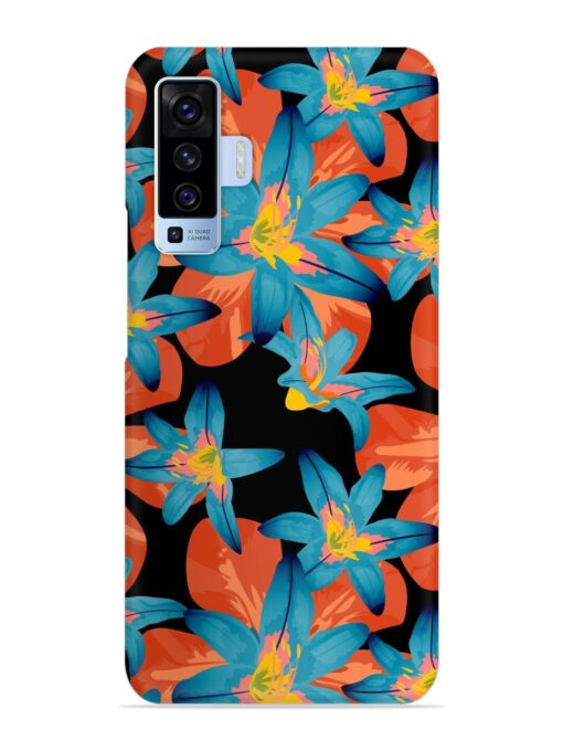 Philippine Flowers Seamless Snap Case for Vivo X50 Zapvi