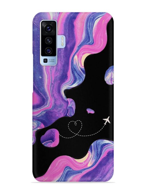 Glitter Art Snap Case for Vivo X50 Zapvi