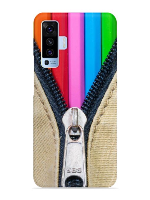 Zip In Color Snap Case for Vivo X50 Zapvi