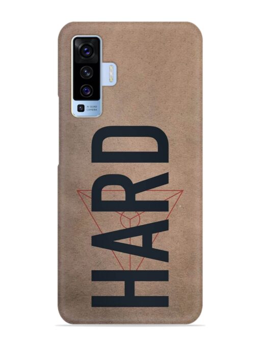 Hard Typo Snap Case for Vivo X50 Zapvi