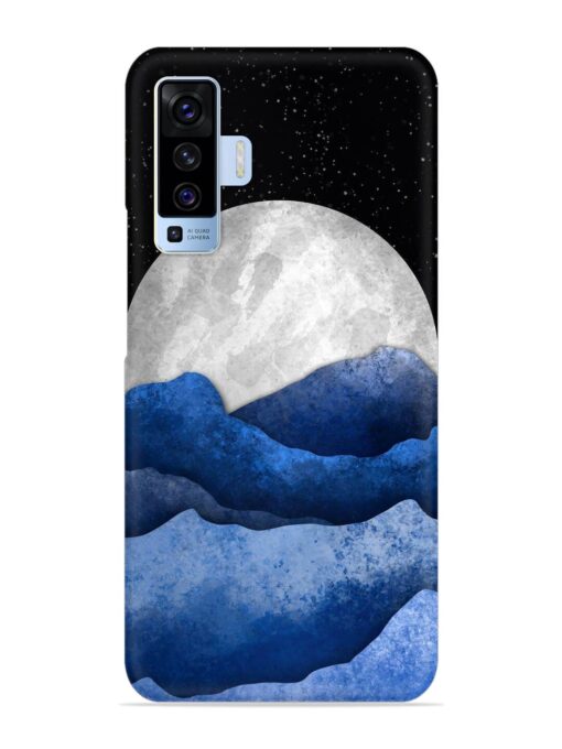 Full Moon Mountain Vector Snap Case for Vivo X50 Zapvi