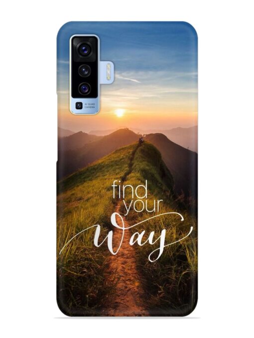 Find Your Way Snap Case for Vivo X50 Zapvi